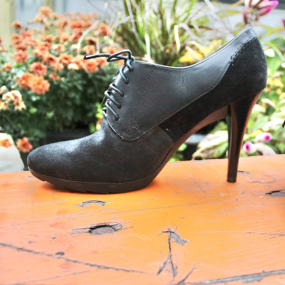 ✨RARE✨ Nine West Leather & Suede Candyce Oxfords - Picture 2 of 3